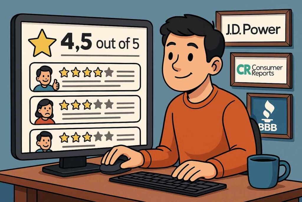 Explore Customer Reviews and Claim Satisfaction Scores