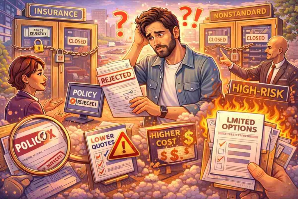 Policy Rejections and Limited Options