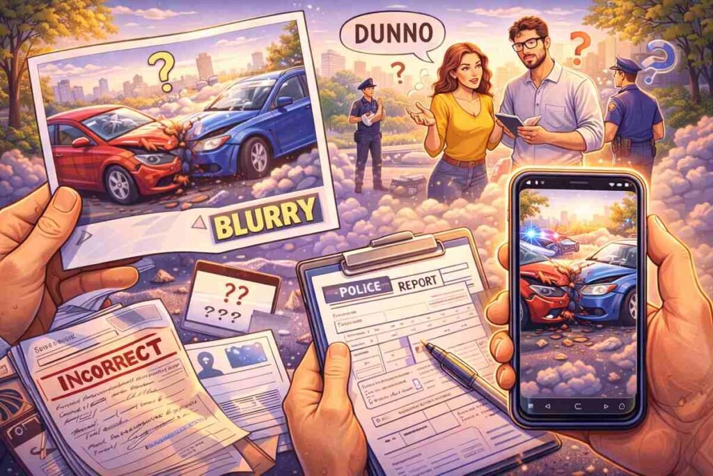 Poor Accident Documentation